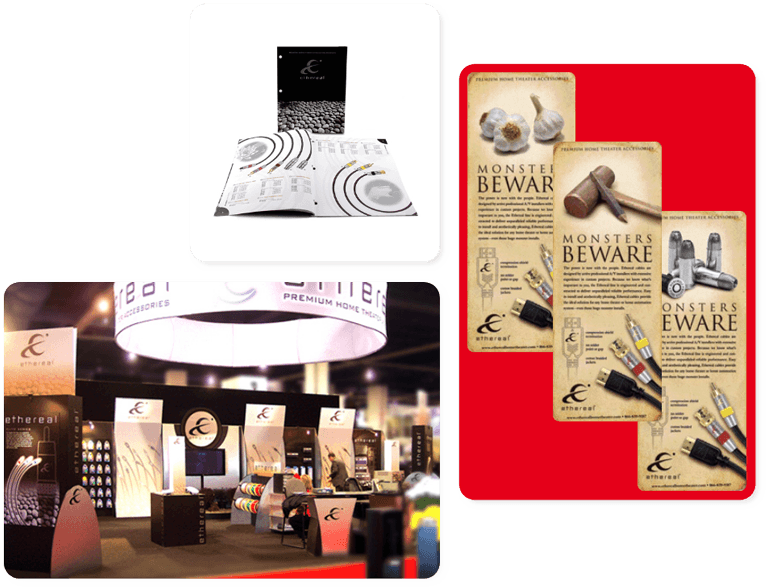 Ethereal product packaging and trade show history