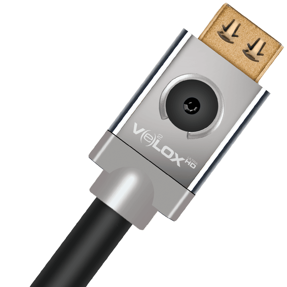Velox passive HDMI connector with removable color identification insert
