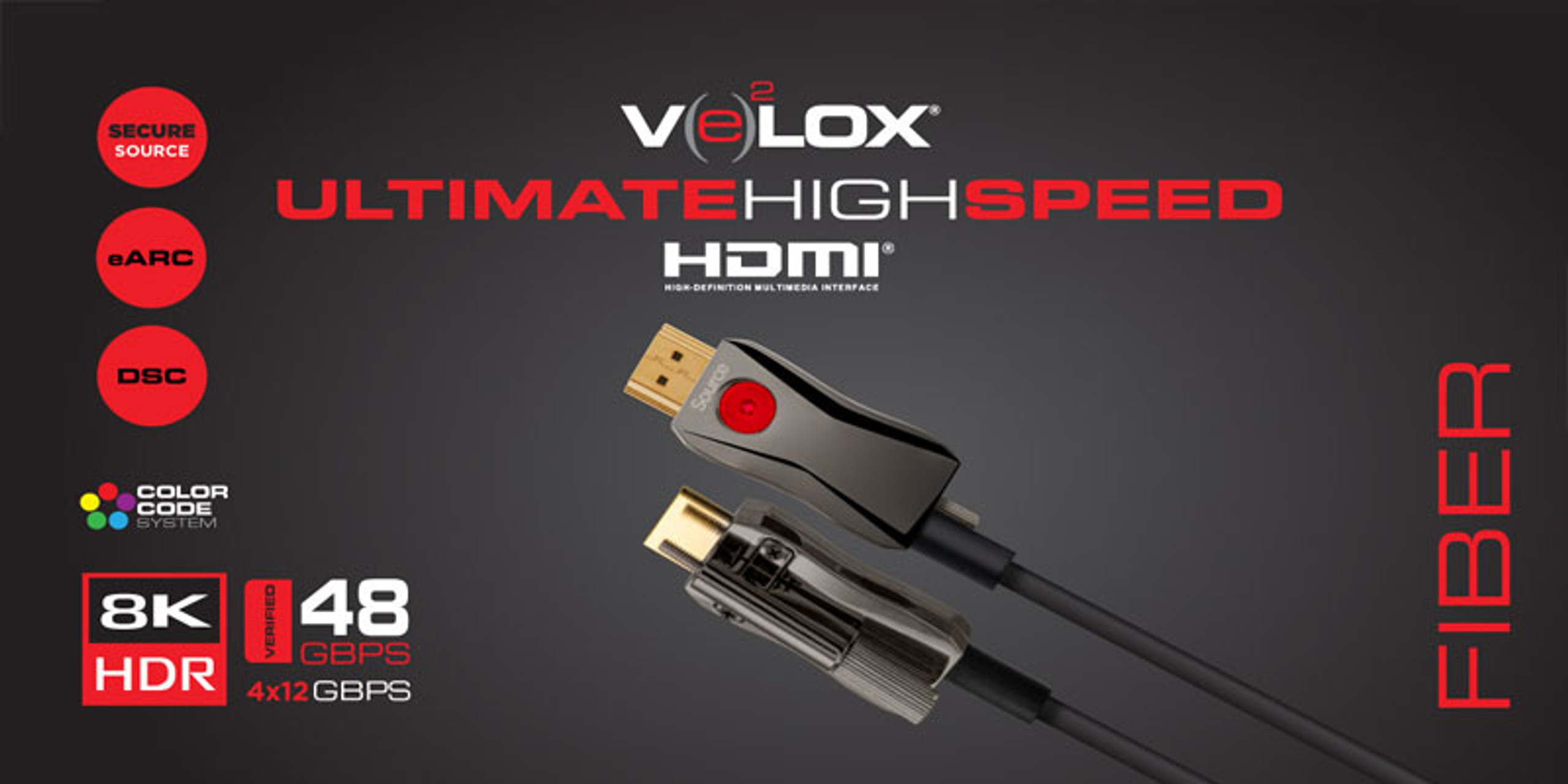 Metra is Now Shipping 48Gbps Velox® Fiber HDMI® Cables in 5- and 8-Meter Lengths featured image