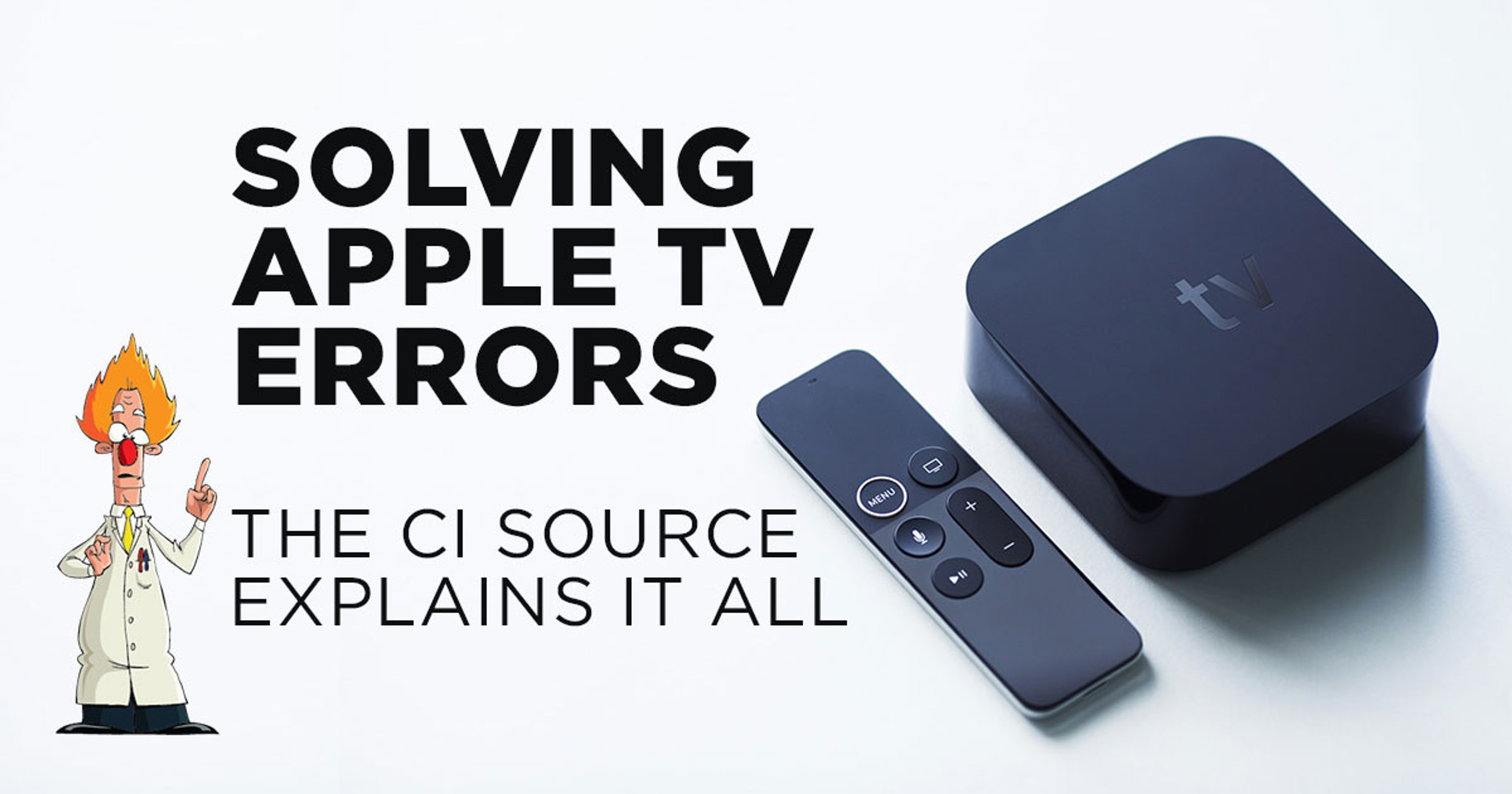 The Two Most Common Apple TV Errors and How to Solve Them featured image